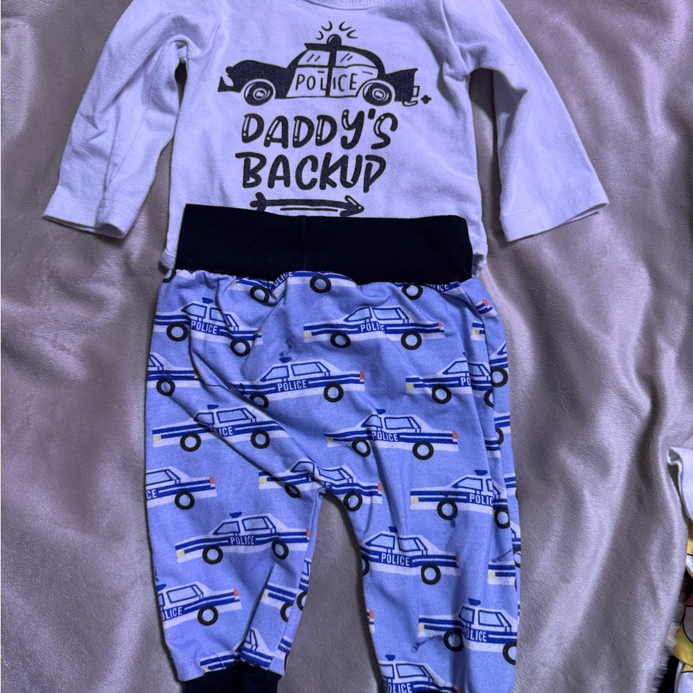 Daddy's Backup Police Outfit